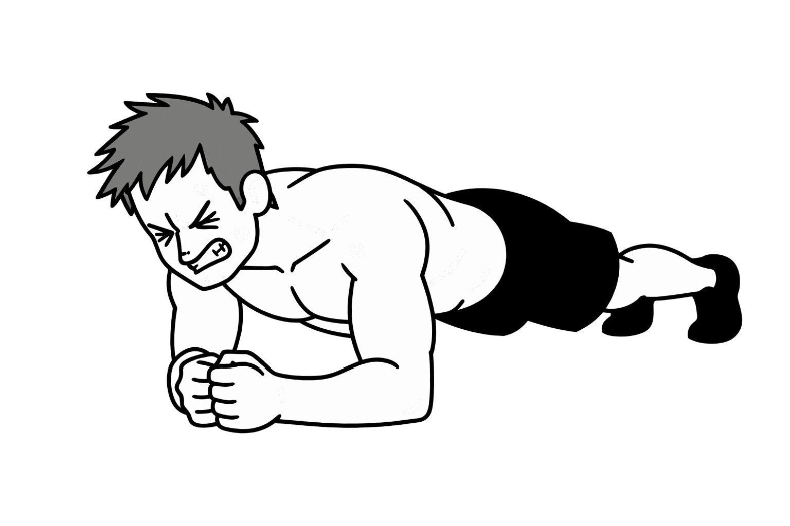 Plank Challenge Animation