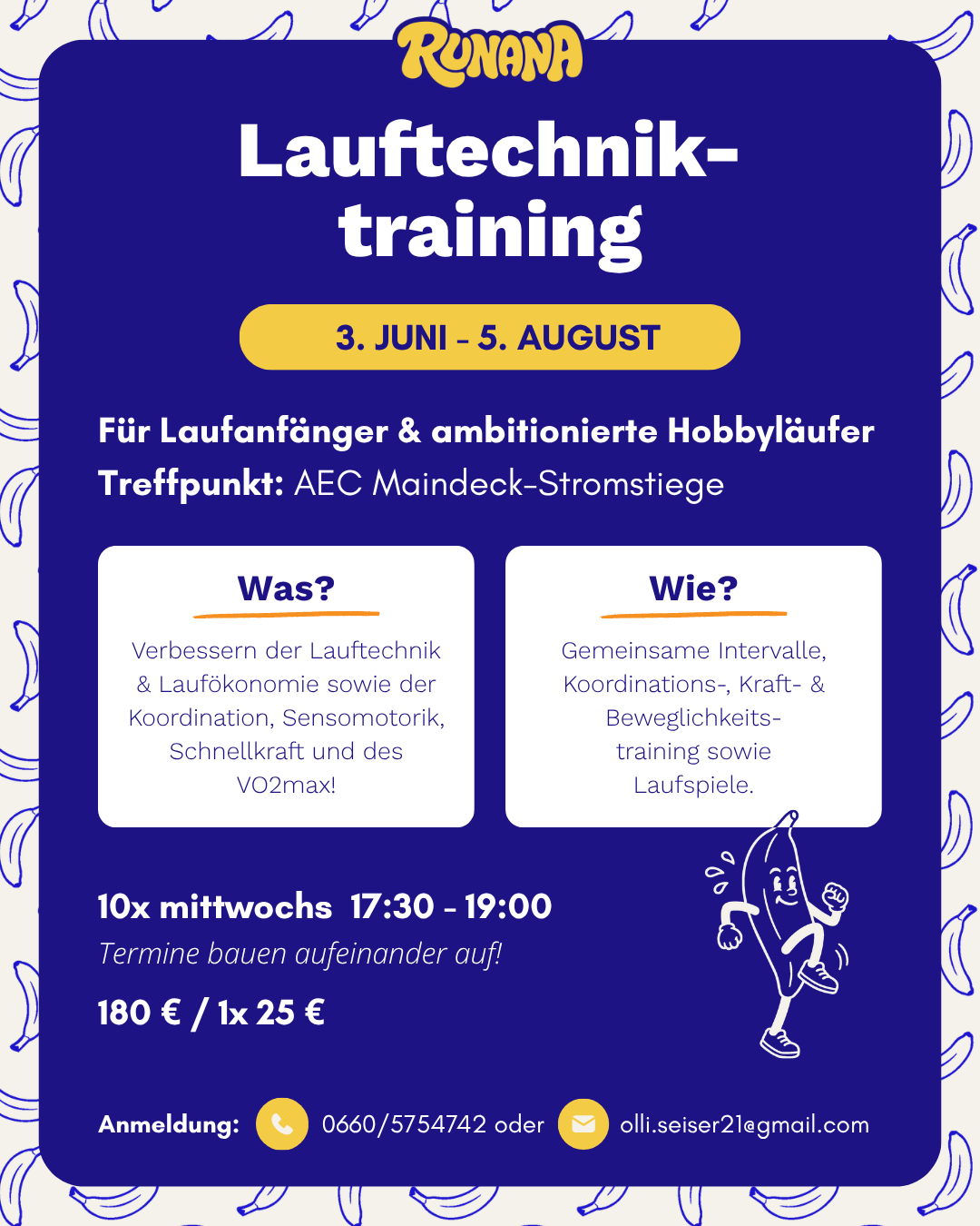 Banner für Lauftechniktraining 4